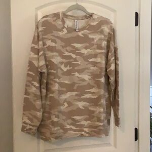 Athleta camouflage print sweatshirt